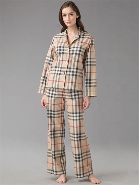 burberry pajamas womens